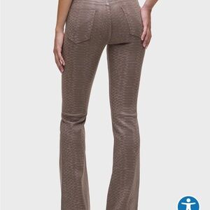 Hudson Barbara coated denim NWT